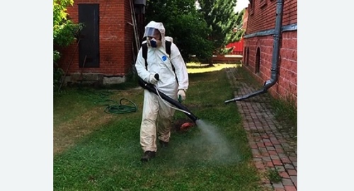 Обработка территории от клещей. Нолинск